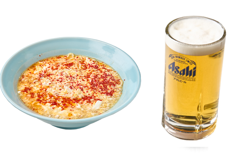 タンタンメン × 生ビール