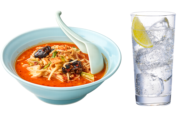 辛味噌タンタンメン × レモンサワー